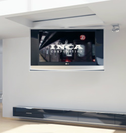 Flat-Screen TV Lift With Swivel