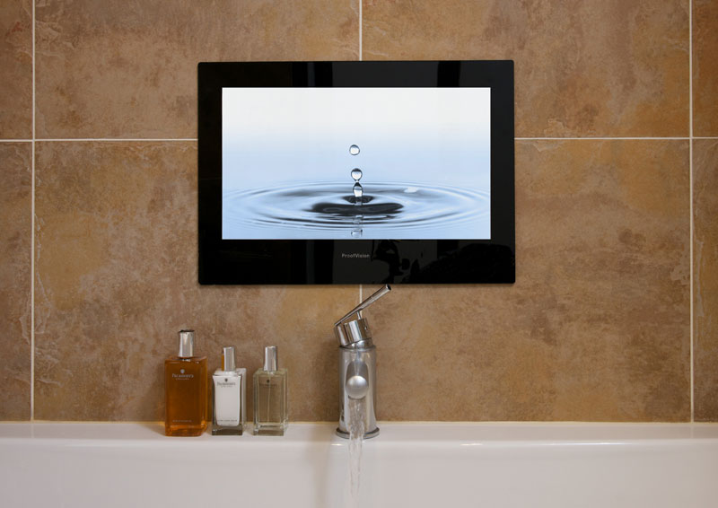 How And Where To Put A TV In Your Bathroom