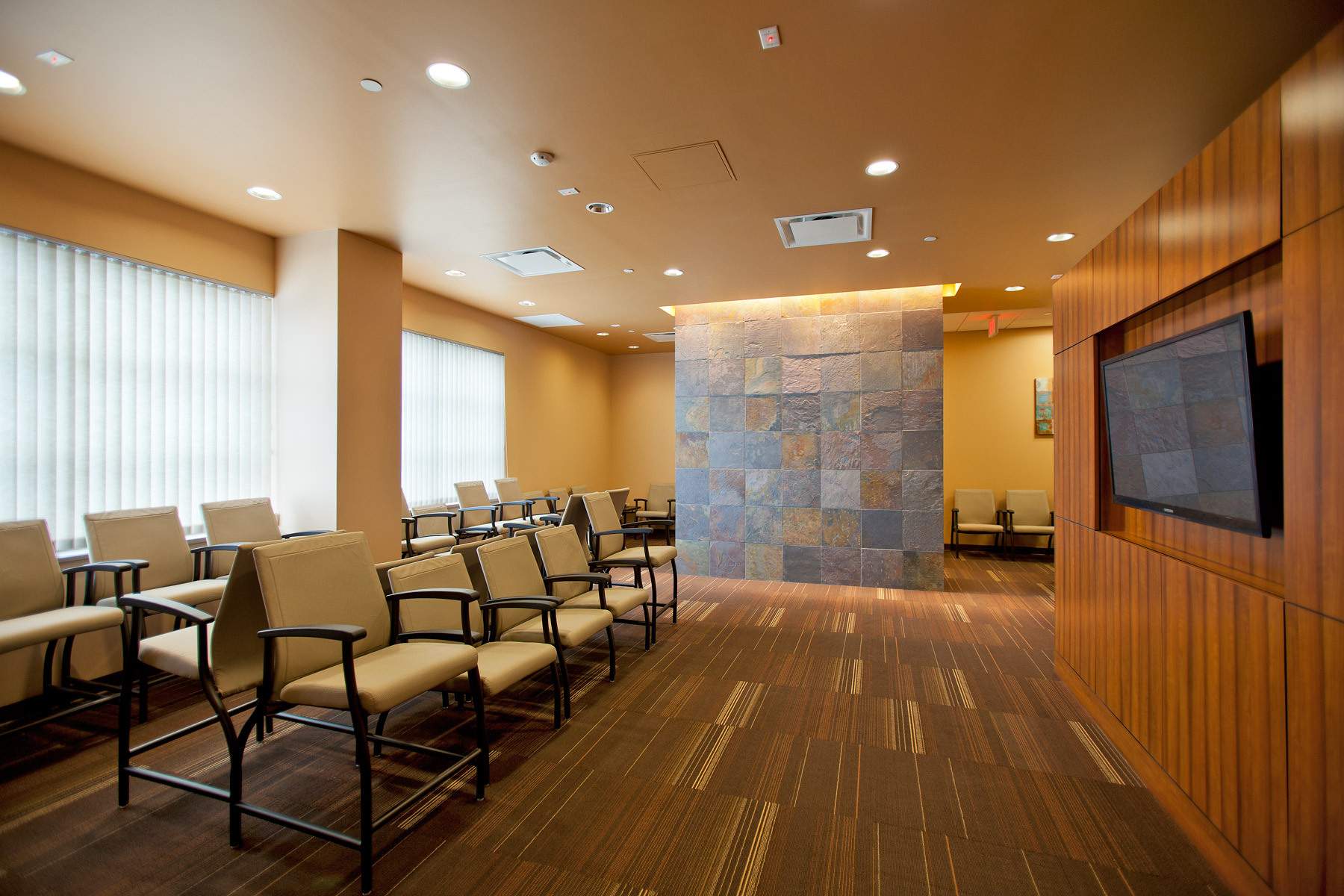 tv lifts solutions for medical, dental practice waitingroom