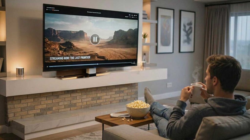 Man Watching TV